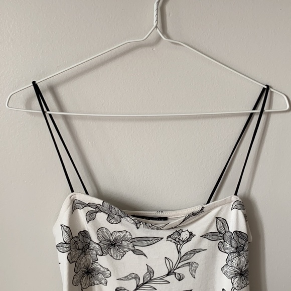 Floral Mini Tube Dress (M) - Picture 3 of 4